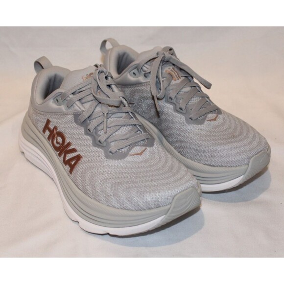 NIB Hoka One Women's Graviota 5 WIDE Running Athletic Sneakers HMRG 5 NIB GRAY - Picture 3 of 7